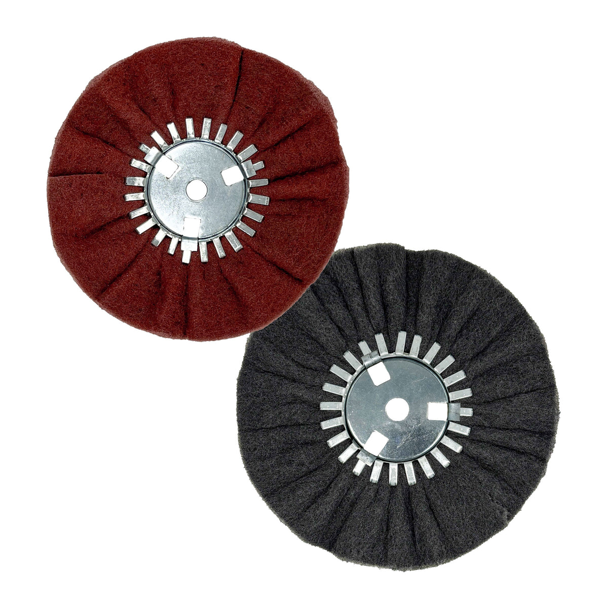 Ultra-Fine and Very Fine Satin Airway Buffing Wheel for Angle Grinders