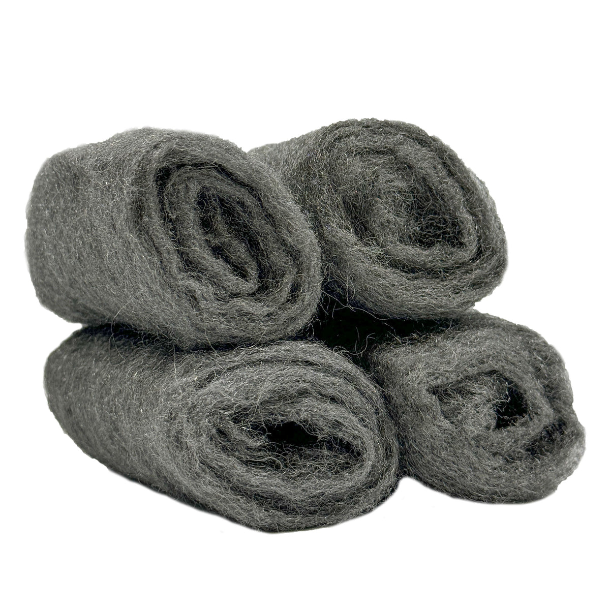 Renegade Products USA Steel Wool Rolls (4-Pack) – High-Quality Steel Wool for Metal Polishing and Surface Preparation, Versatile 4-Pack Suitable for Cleaning, Smoothing, and Refinishing Metal, Wood, and Other Surfaces.