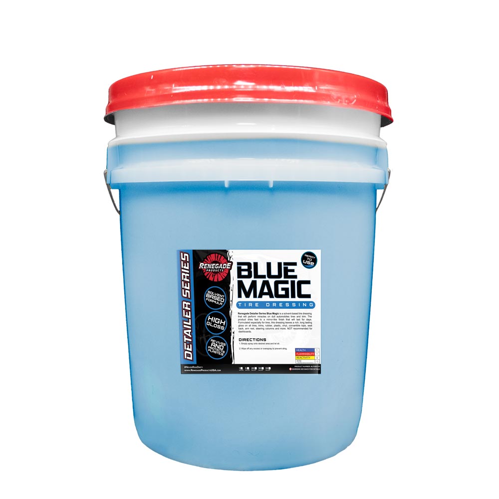 3E MAGIC BLUE DRESSING-16oz/437ml- Extreme High Gloss Tire Shine Wipe-on