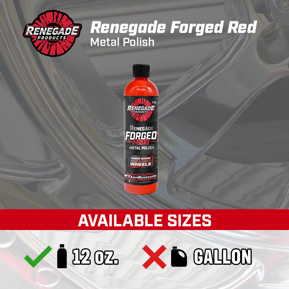 Renegade Products USA - EZ Red Sprayable Metal Polish, Chrome Cleaner & Polish, Aluminum Polish, Metal Cleaner & Polish, Stainless Steel Polish & Res
