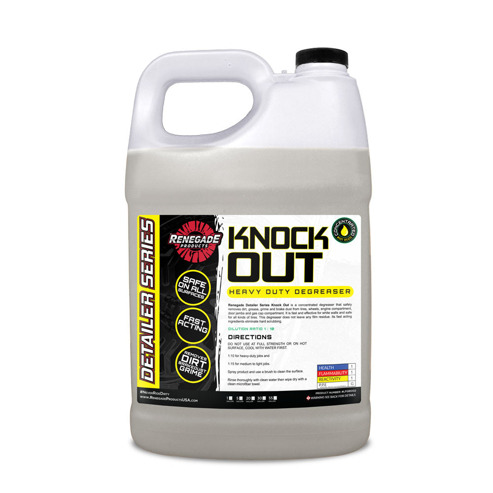 Knockout Wheel & Tire Cleaner (1 gal.) - Safe & Acid-Free