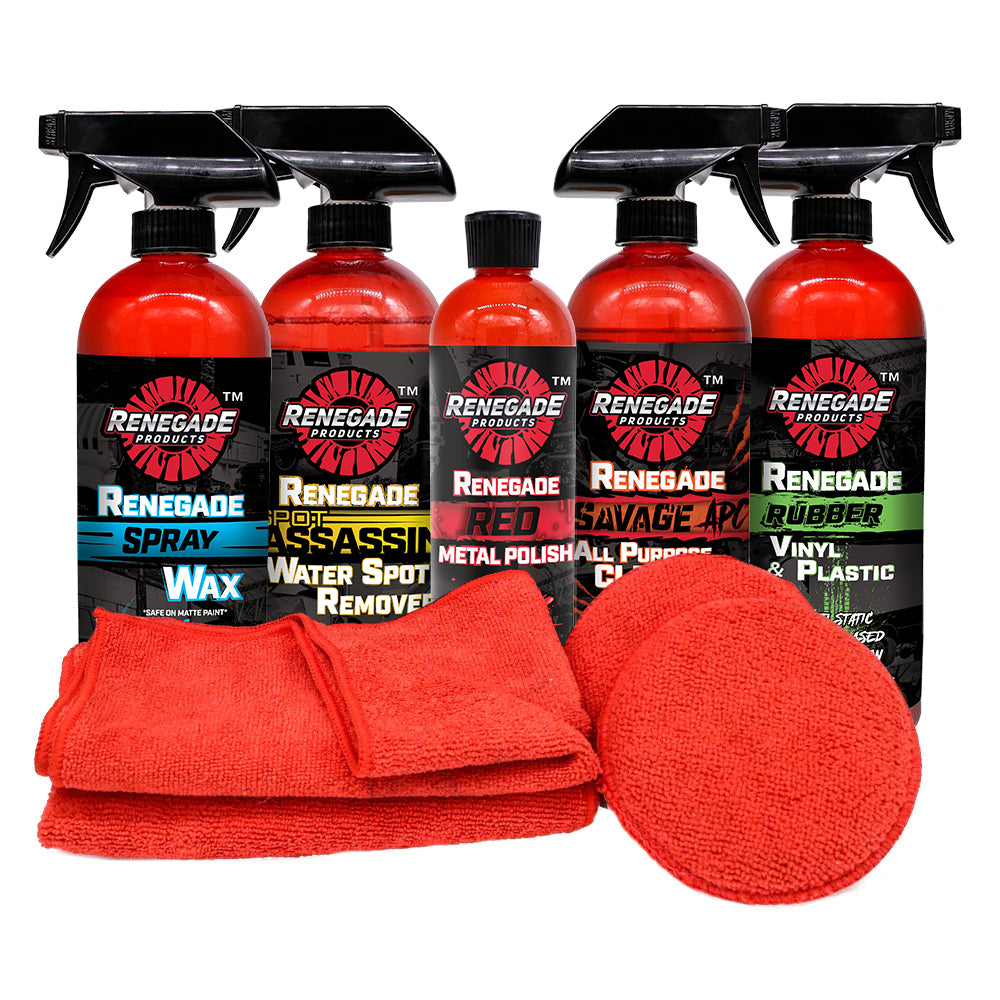 Renegade White Lines Whitewall Tire Cleaner WITH Scuff Strips